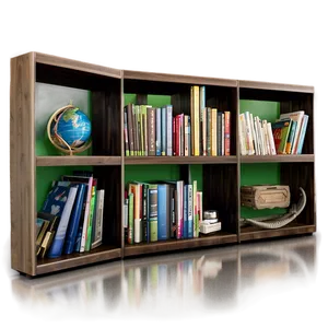 Space-saving Bookshelf PNG 64 PNG