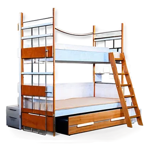 Space Saving Bunk Bed PNG 2 PNG