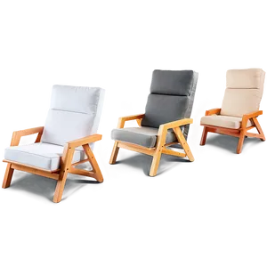 Space-saving Foldable Armchair PNG 06262024 PNG