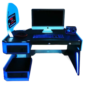 Space-saving Gaming Desk PNG 06212024 PNG