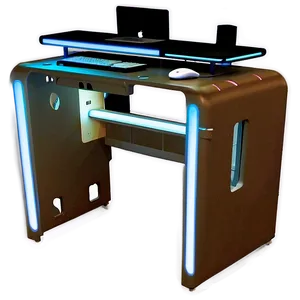 Space-saving Gaming Desk PNG Clk41 PNG