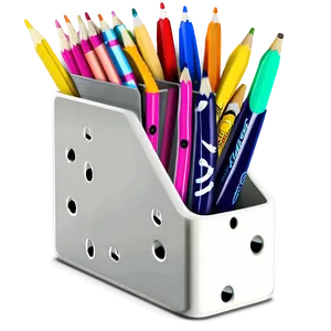 Space-saving Pencil Holder Png 06282024 PNG image