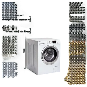 Space-saving Washer PNG 06282024 PNG