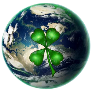 Space Shamrock Planet PNG Ahb PNG