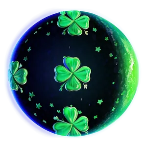 Space Shamrock Planet PNG Gqs PNG