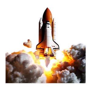 Space Shuttle Rocket Clipart Png 06272024 PNG image