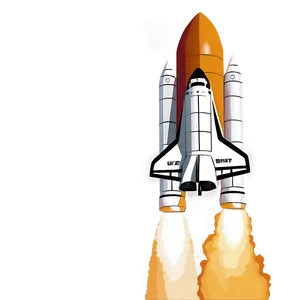 Space Shuttle Rocket Clipart Png 55 PNG image