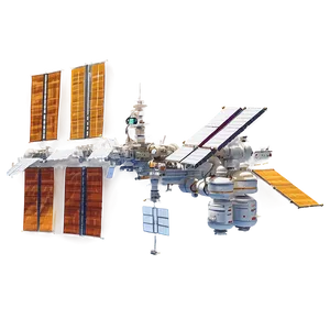 Space Station In Orbit Png 06292024 PNG image