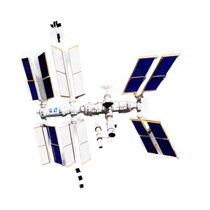 Space Station In Orbit Png 06292024 PNG image