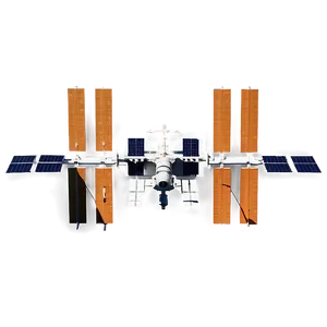 Space Station In Orbit Png Ehf27 PNG image