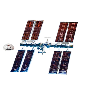 Space Station In Starry Sky PNG Ivp11 PNG
