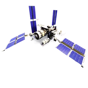 Space Station Over Earth Png 06292024 PNG image