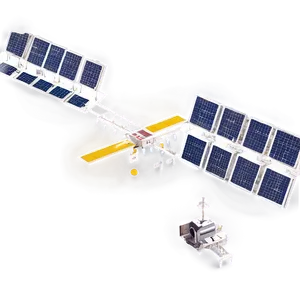 Space Station Solar Farm Png Hyc35 PNG image