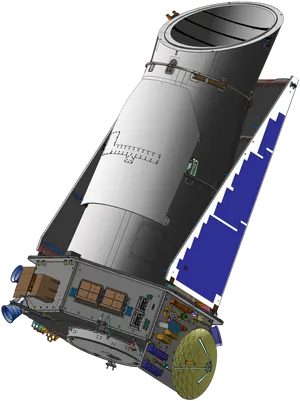 Space Telescope Illustration PNG image