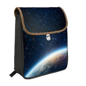 Space Theme Bookbag PNG Qrv