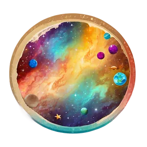 Space-themed Art Palette PNG 06212024 PNG