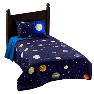 Space Themed Bed Sheets PNG Tbk PNG