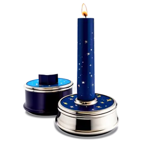 Space-themed Candlestick PNG 06262024 PNG