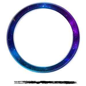 Space-themed Cute Frame PNG 2 PNG