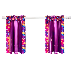 Space Themed Kids Curtain Png Osm PNG image