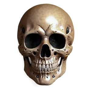 Space-themed Skull Face PNG Cuw PNG
