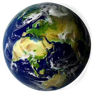 Space View Earth Globe Png 05042024 PNG image