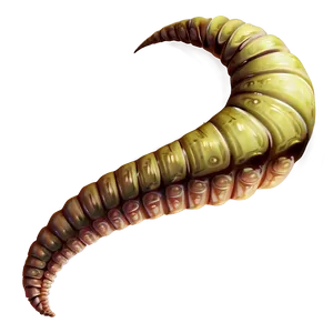 Space Worm Alien PNG Oan PNG