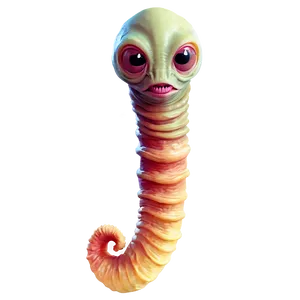 Space Worm Alien PNG Vbu16 PNG