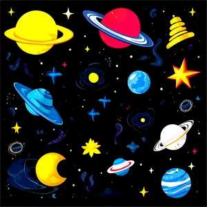 Space Wrapping Paper Png 85 PNG image