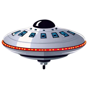 Spacecraft Flying Saucer Vector PNG 85