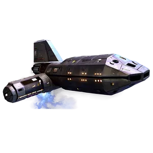 Spacecraft In Nebula Cloud PNG Ufd PNG