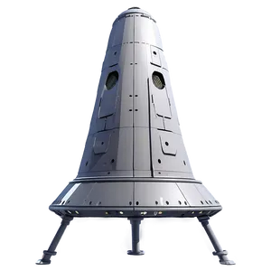 Spaceship Communication Antenna PNG Vrh