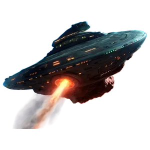 Spaceship In Nebula Cloud Png 73 PNG image