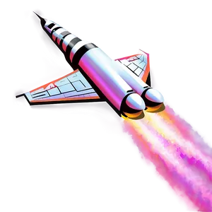 Spaceship Launch Art PNG 05212024