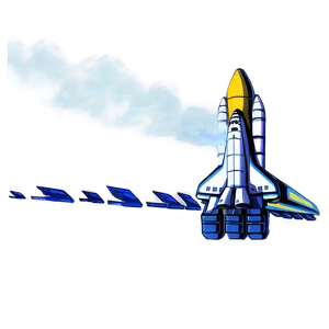 Spaceship Launch Art PNG Qvo37