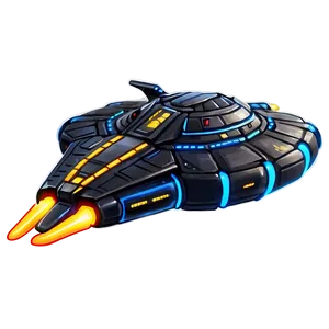 Spaceship With Force Field Png Rnf41 PNG image