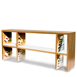 Spacious Empty Bookshelf PNG Bxu72 PNG