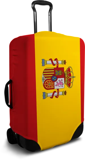 Spain Flag Luggage Cover PNG image