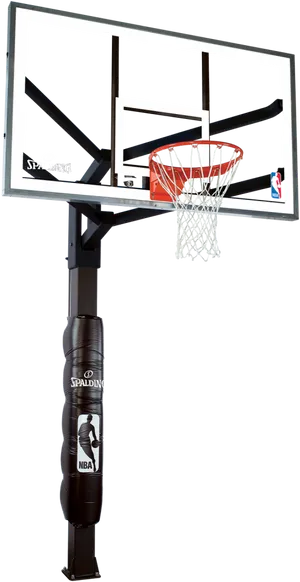 Spalding N B A Portable Basketball System PNG