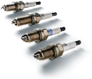 Spark Plugs Set Isolated PNG image