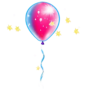 Sparkle Balloon Emoji Png 93 PNG image