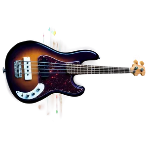 Sparkle Bass Guitar PNG Cuq85 PNG