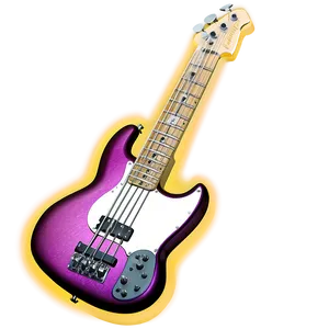 Sparkle Bass Guitar PNG Msx52 PNG