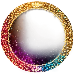 Sparkle Circle Frame PNG Eiq12 PNG