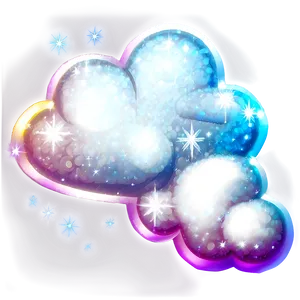 Sparkle Cloud Emoji Png 05252024 PNG image