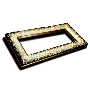Sparkle Glitter Line Frame PNG 34 PNG
