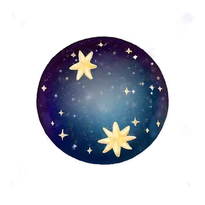 Sparkle Moon Emoji Png 05252024 PNG image