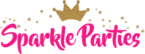 Sparkle Parties Logo Design PNG image