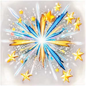 Sparkle Star Explosion PNG 7