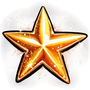 Sparkle Star Glow PNG 7